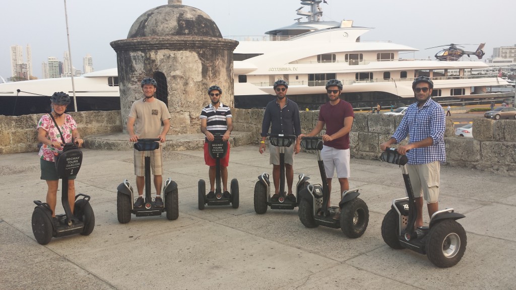 The Segway tour in the walled city